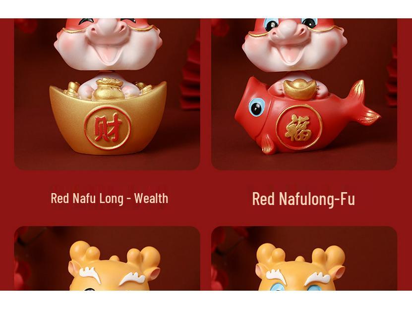 3D Creative Dragon Ornament: New Year Office Decorations & Small Gifts