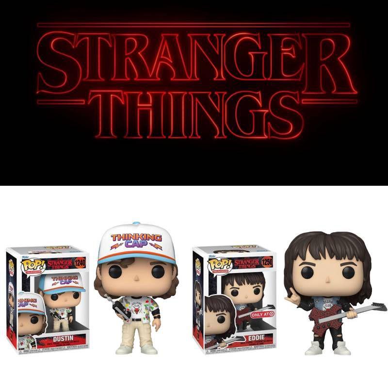 Funko Pop 1240 Dustin 1250 Eddie Stranger Things Vinylmodell Samlardocka Ornament