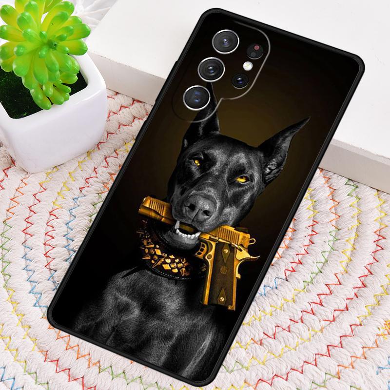 Animals Doberman Dog Phone Case for Samsung Galaxy Note 10 Pro S26 Ultra S23 S24 FE S25 S21 S22 PLUS Shockproof Cove