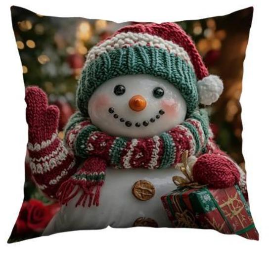 Christmas Pillow Cover Pillow Cover Without Core Home Decoration Sofa Cushion Living Room Bedside Pillow