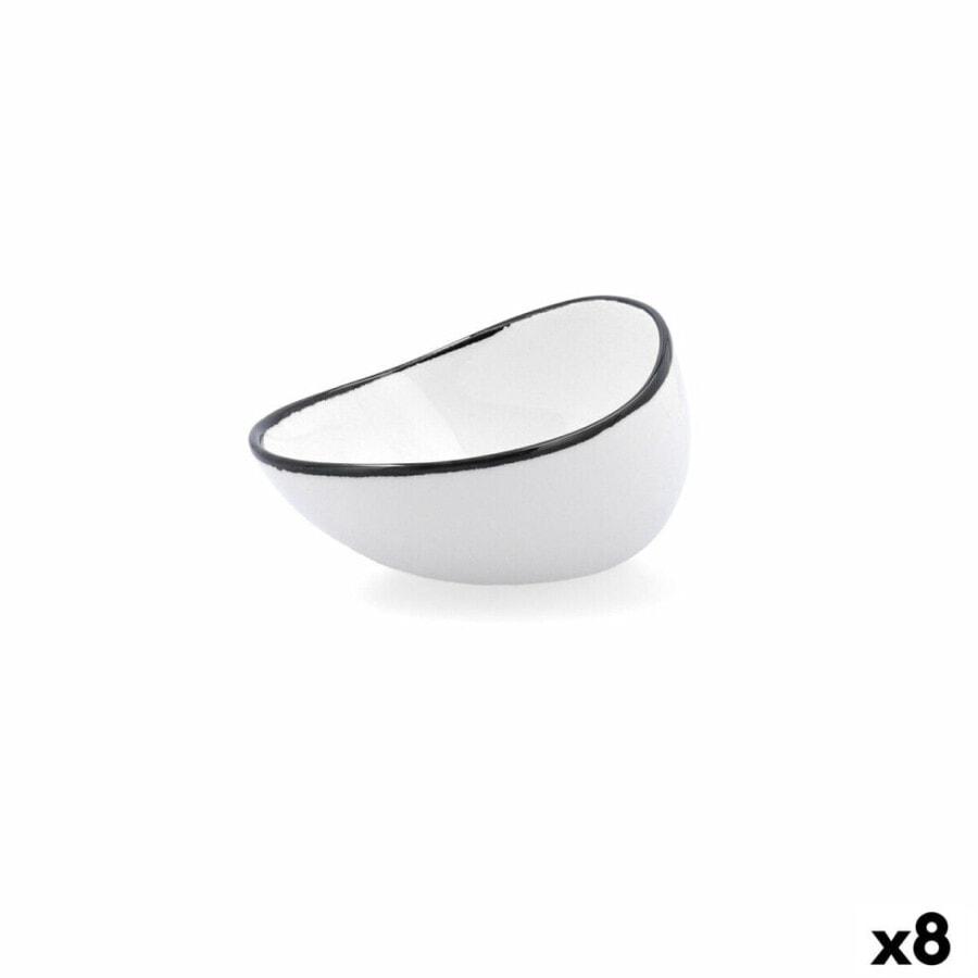 

Блюдо Керамическое Ariane Vital Filo Белое и Чёрное 12,5 см (8 штук)