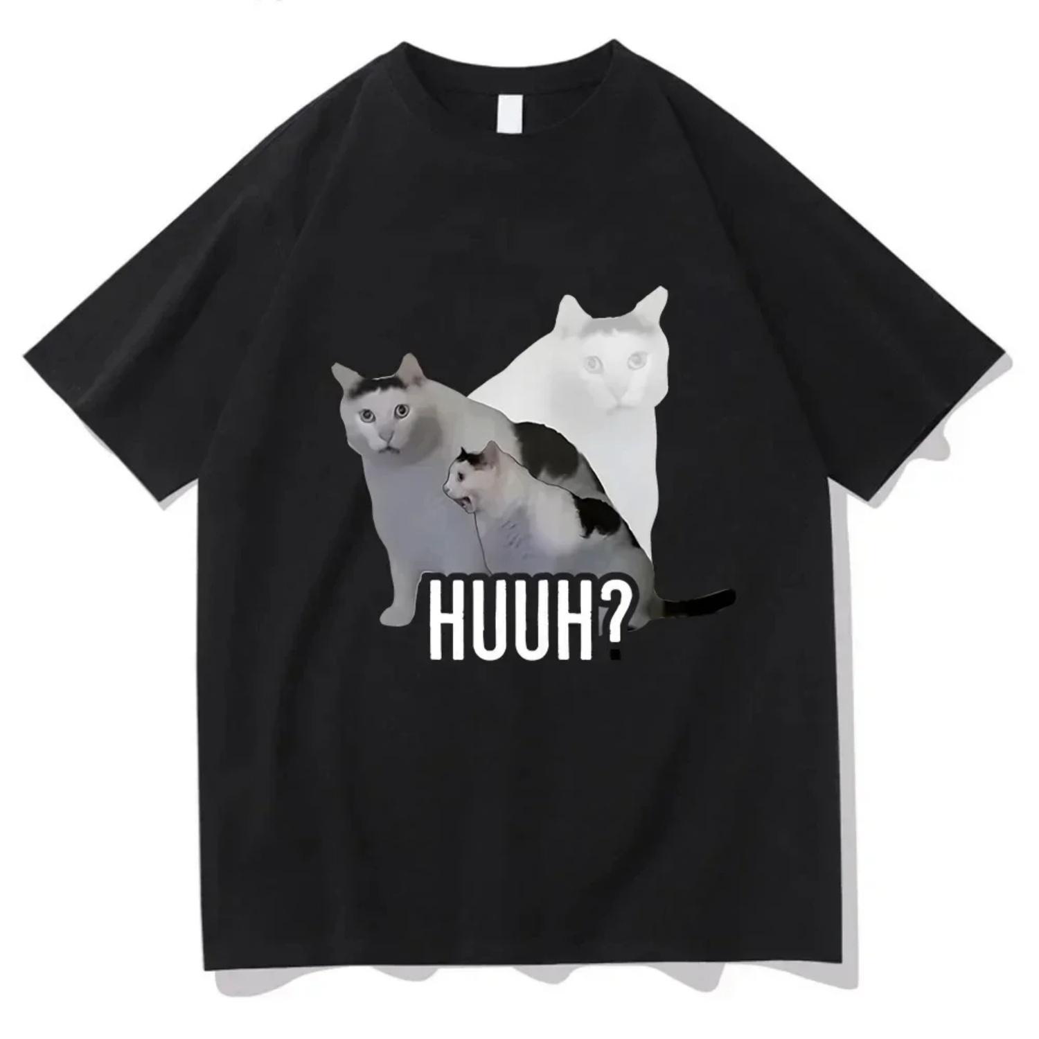 

2025 new model Print T Shirt Men Women Coon Graphic Print Comfortable Casual Summer Tees Tops Harajuku T-shirts 50609 S чёрный
