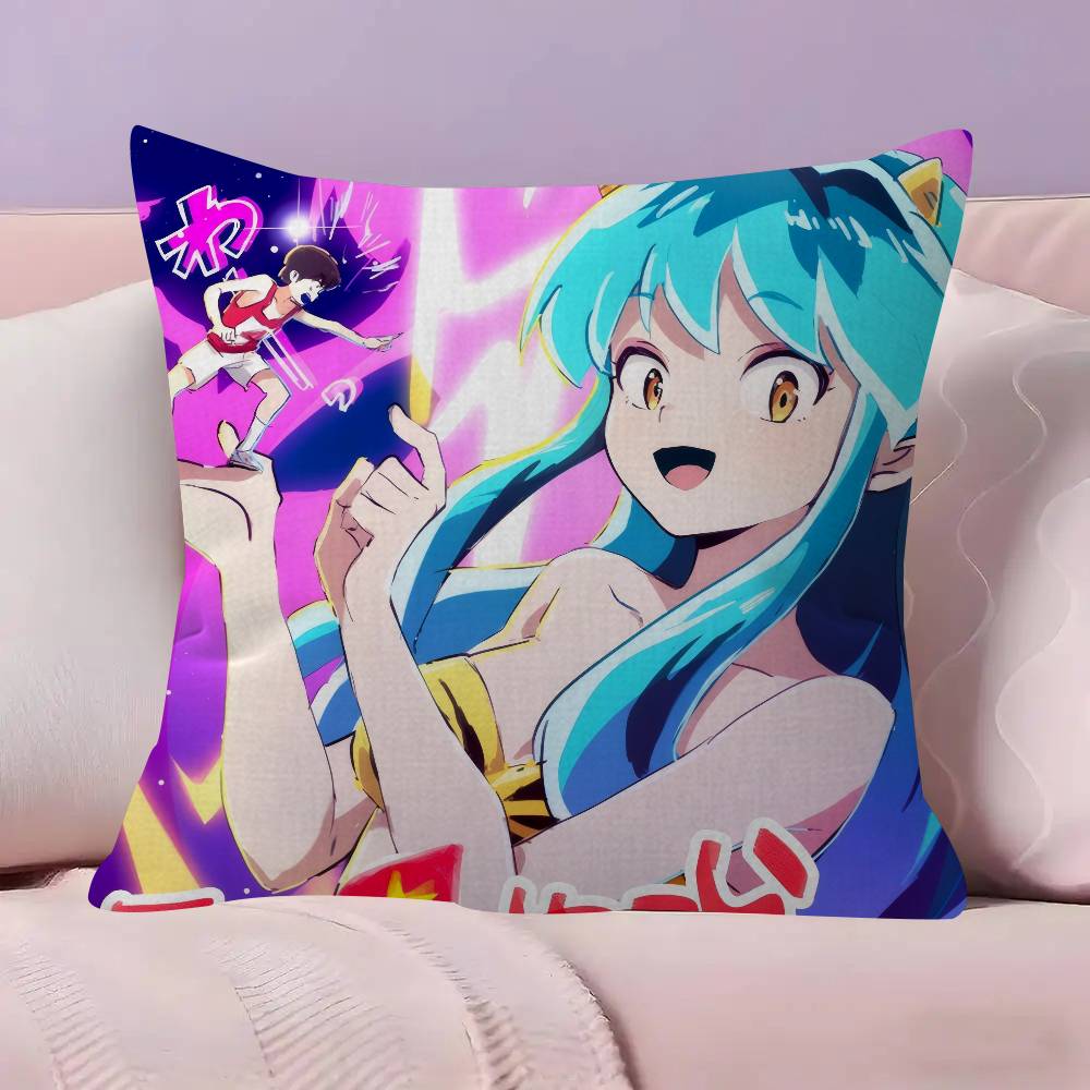 Urusei Yatsura Anime 4545cm Cushion Cover Pillow Cover Decor Pillowcase Home Pillowcase for Couch Pillow