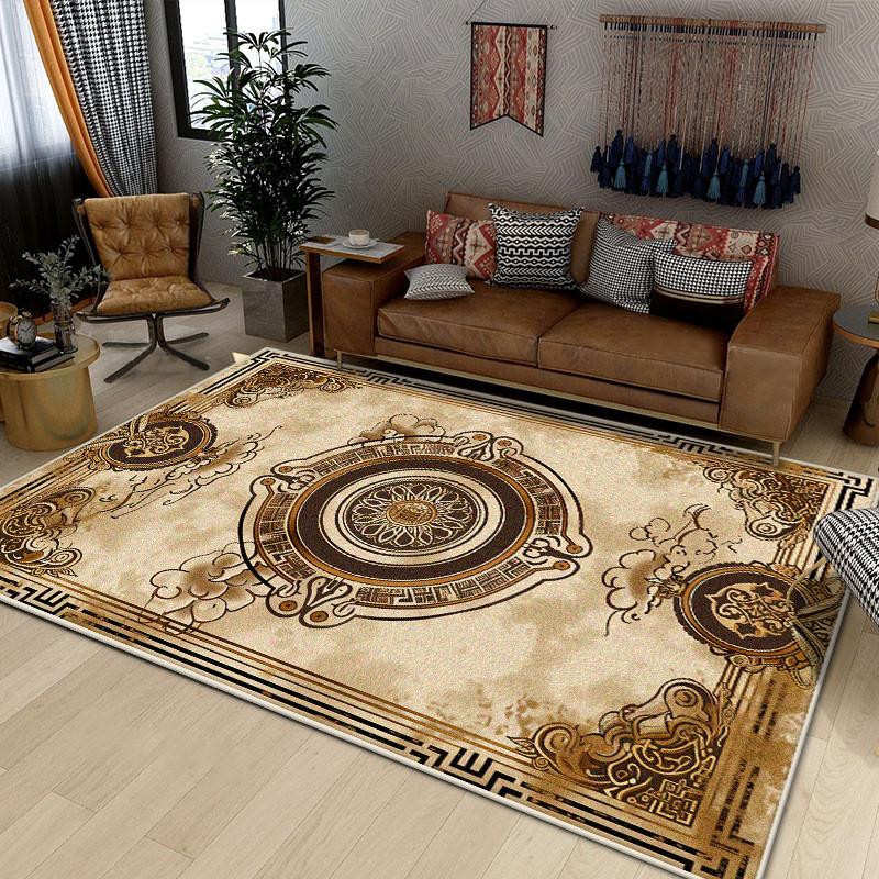 Persian Luxury Carpet for Living Room Boho Decoration Home Sofa Non-slip Large Rugs Bedroom Office Washable Floor Mat Dustproof