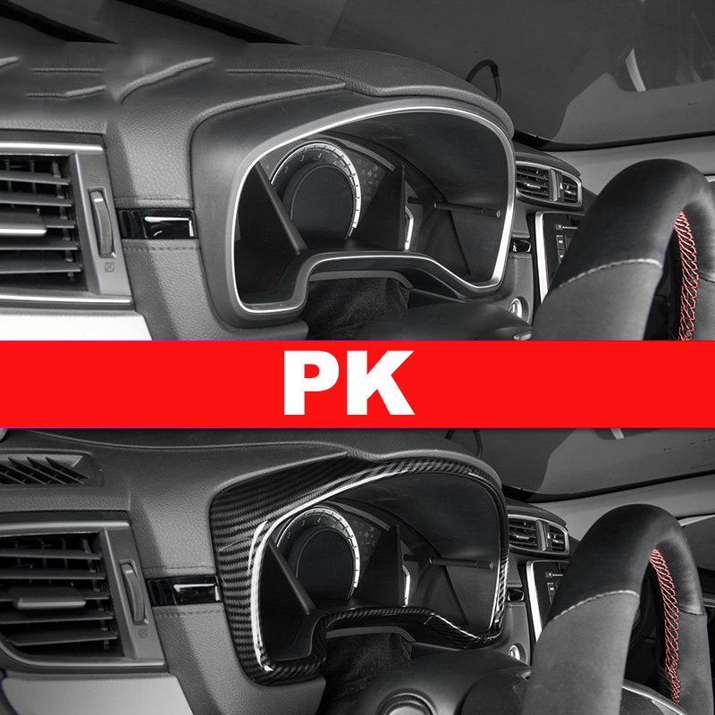 For Honda CRV CR-V 5th 2017 2018     ABS Carbon Car Dashboard Display Speedometer Gauge Cover Trim Accessories