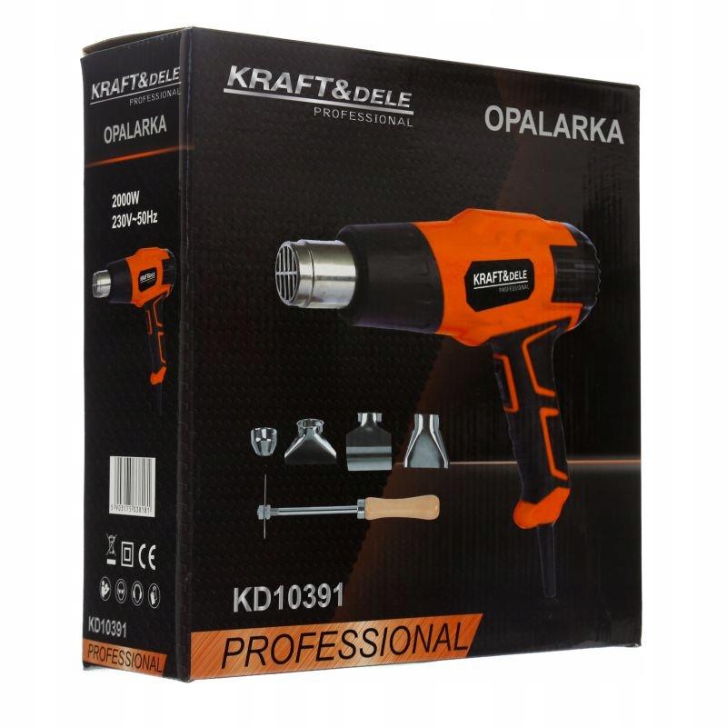 Electric Heat Gun 2 Modes 2000 W 230 V 550 °C Kraft&Dele