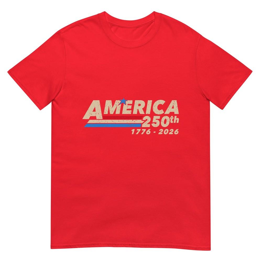 250th Patriotic 250 Year American Anniversary 4th Of July Tshirt S