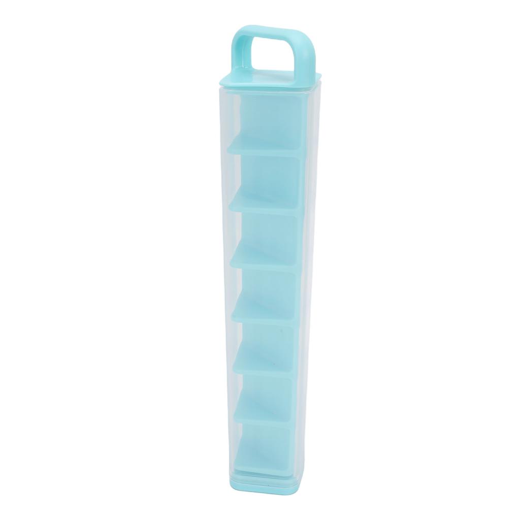 14 Grid Ice Cube Tray Easy Release Leakproof Vertical Ice Cube Mold for Camping Travel Office