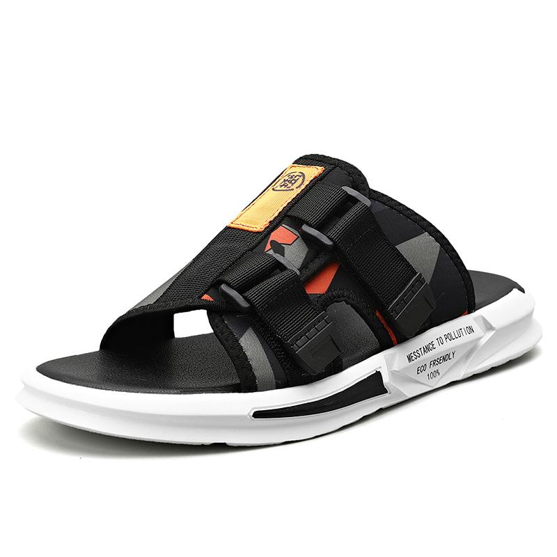 Fashion Men's Sandals Anti slip Versatile Beach Shoes New Summer Slippers Anti odor Dual purpose Men's Fashion Waterproof Cool Slippers