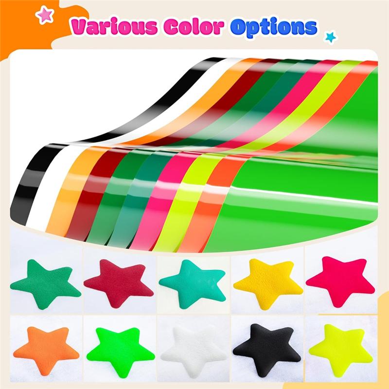 M-Modern-Puff Vinyl Heat Transfer, 3D Puff HTV Vinyl Heat Transfer,Puffy Vinyl Iron On For T Shirts,For Heat Press,10Inchx10ft