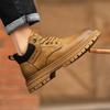 Martin Boots Men's Autumn and Winter Locomotive Low-top Leather Short Boots British Style Men's Medium-top Sports and Leisure Men's Shoes