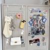 Student Dorm Metal Locker Hanging Wardrobe Organizer for Clothes, Underwear, and Socks