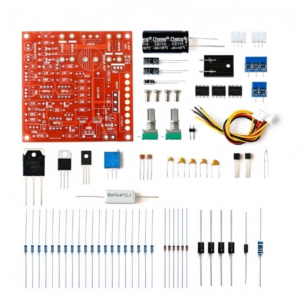 

0-30 В 2 мА-3 А Регульоване джерело живлення постійного струму DIY Kit Безперервно регульований захист від обмеження струму Набір регулятора напруги