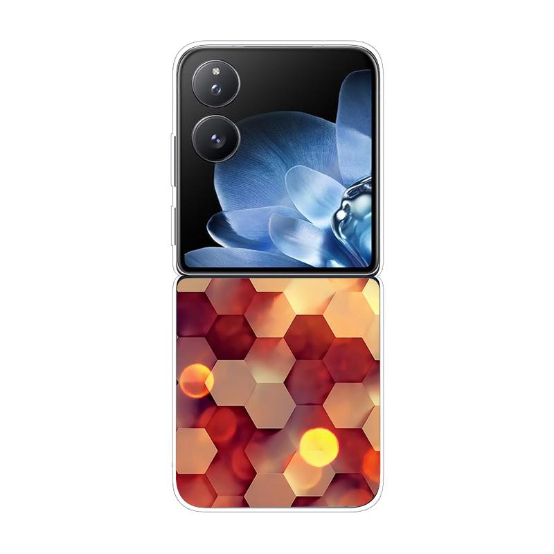 Hard PC Cover For Xiaomi Mix Flip ShockProof Phone Case For Mi Mix Flip 5G Ultra-Thin Back Clear MixFlip Shell Cover Coque Funda