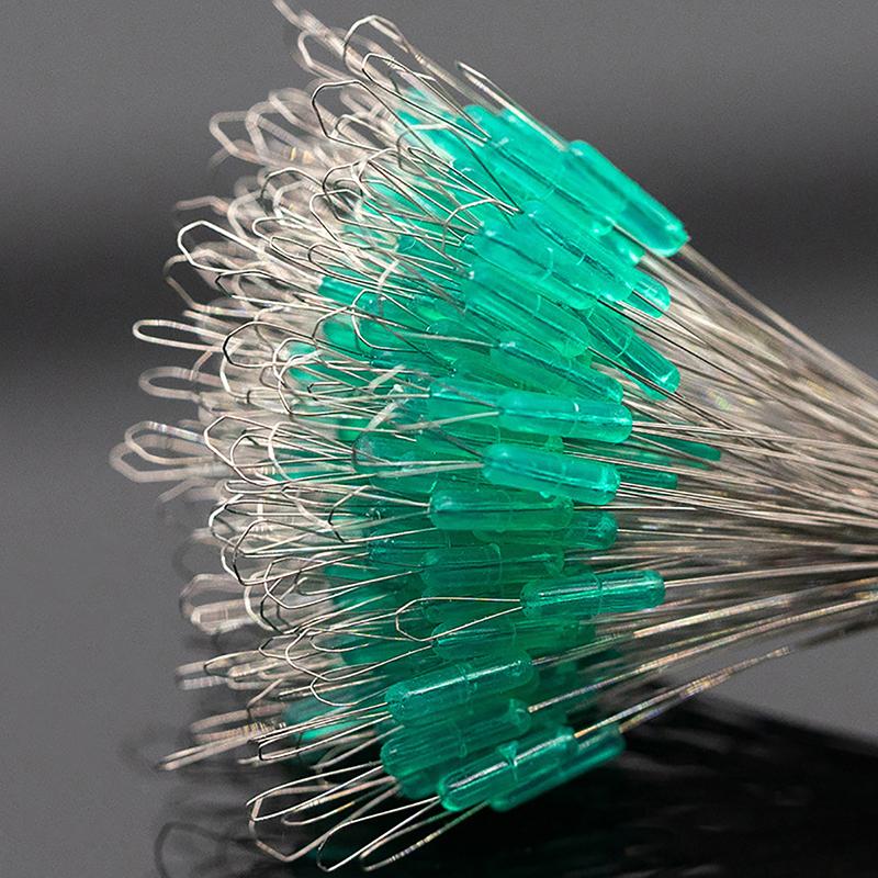 100Pcs S/Ss/Sss/M/L/Ll Anti-Wrapped Beans Float Fishing Bobber Silicone Stopper Space Bean Connector Fishing Line Tackle