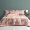 Solid Color Two-Tone Minimalist Lyocell Tencel Duvet Cover - Class A Single Piece Bedding