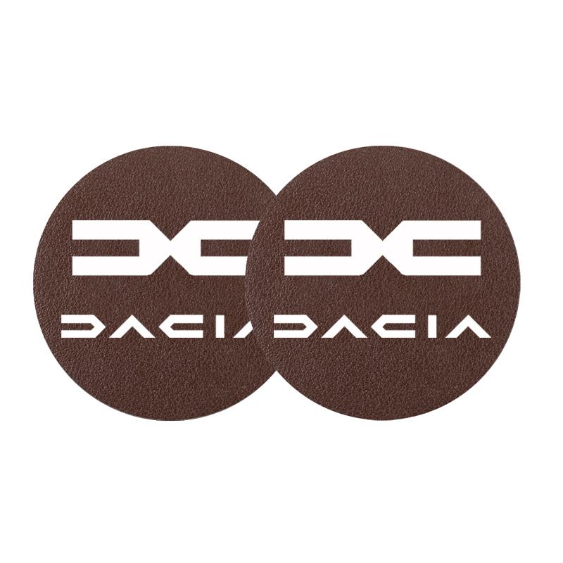 2 ks podtácků do auta, podložky pod hrnek s vodou, vodotěsné vložky do přihrádky pro Dacia Duster Logan Sandero Stepway Dokker Lodgy MCV 2019 Jaro