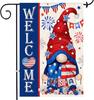 4th of July Garden Ag, Patriotic Garden Ags Double Sided, Fourth Of, 12x18 XXQ