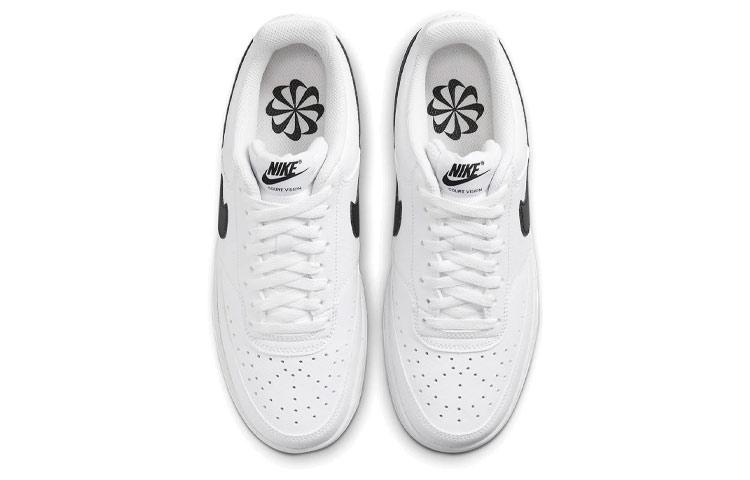 Nike Court Vision 1 LOW Next Nature Casual Breathable Low top Skateboard Shoes Women's White Black DH3158-101