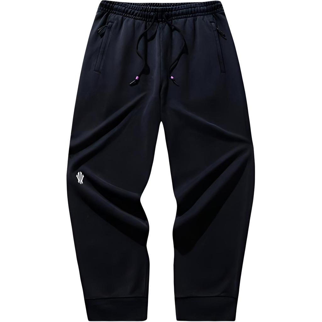 Anta Basketball Collection Knitted Sweatpants Unisex Basic Black 172441303-2