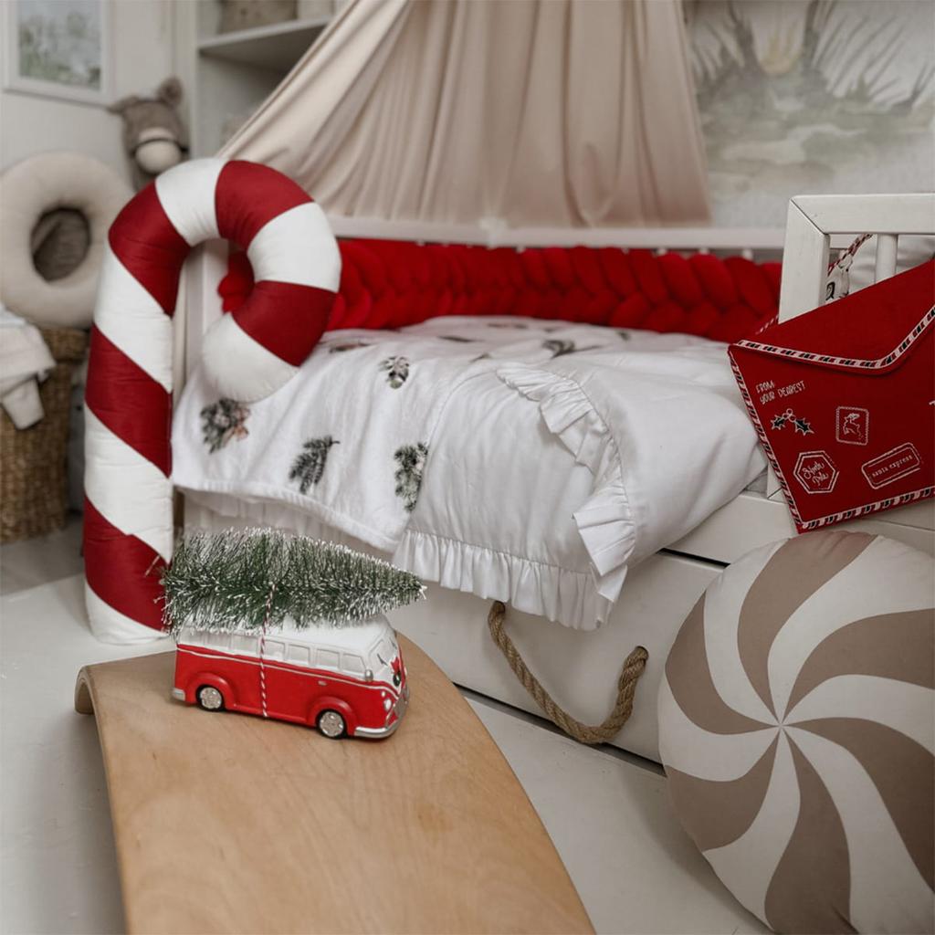 XMAS pillow pattern XM16 | Red candy cane XXL