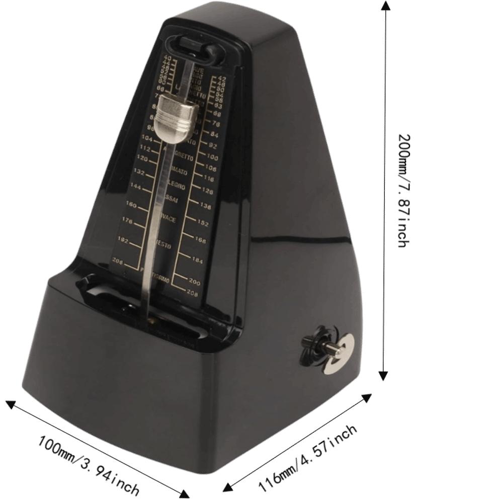 Standard Size Mechanical Metronome High Precision Musical Instrument Metronome For Piano