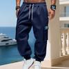 Autumn  Winter American Velvet Men's Loose Casual Sports Outdoor Multi-pocket Work Sleeves
