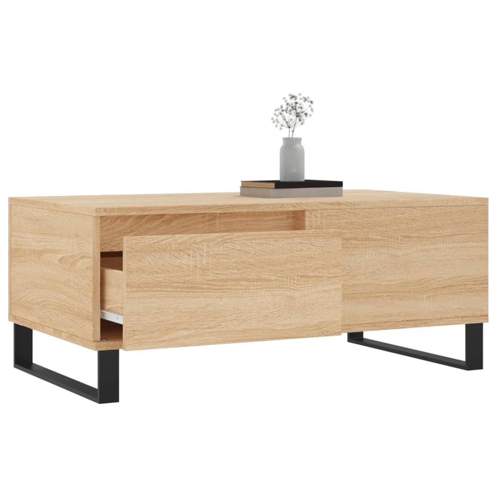 Coffee Table Sonoma Oak 90x50x36.5 cm Particleboard