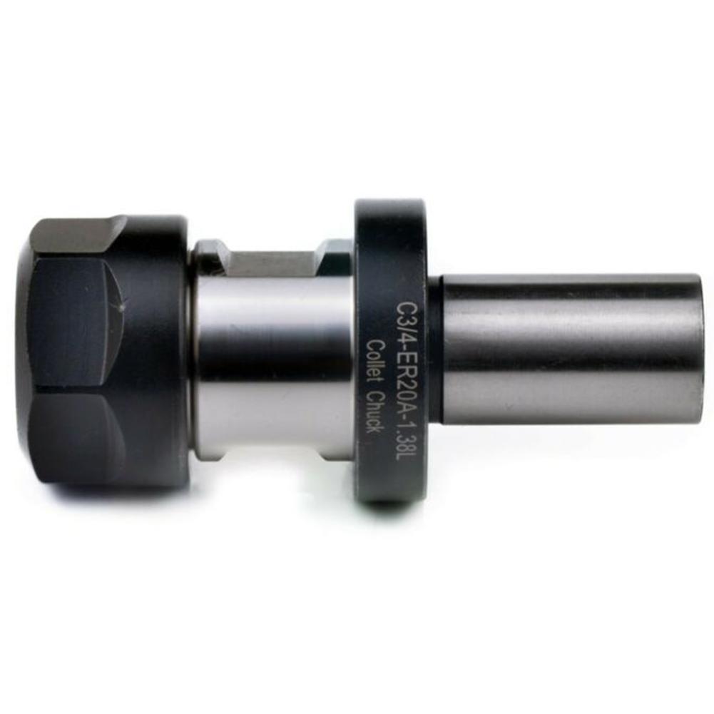 ER20 For TTS Collet Chuck Tool Holder 34 Straight Shank Groove For Balance