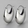 VENTFILLE 925 Sterling Silver Geometry Zircon Hoop Earring for Women Design Classic Office Jewelry Birthday Gift Dropshipping