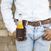 Yousheng Poutko na pivo Pásek Ledvinka Koženka Držák na pivo Cestovní pouzdro Držák na láhev sodovky a piva na piknik Pláž BBQ