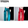 Two Piece Set 90cm New Solid Color Niche Handsome Square Scarf Popular French Lazy Style Neck Protection Sunscreen Versatile Scarf