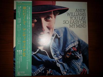 Płyta LP ANDY WILLIAMS - You Lay So Easy On My Mind SOPO21 CBS SONY 1974 Japonia Pop Używana