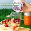 Portable Integrated Electric Juicer Fruit Milkshake Blender With Straw Electric Juicer Cup Food Processing Mixing Tool