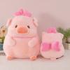 Non-Toxic Pink Piggy Smile Plush Cartoon Anime Filling Cute Accessories Comfortable Soft Doll Children'S Toys Gifts Childrenfriend Companion
