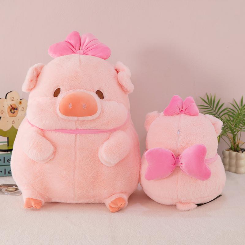 Non-Toxic Pink Piggy Smile Plush Cartoon Anime Filling Cute Accessories Comfortable Soft Doll Children'S Toys Gifts Childrenfriend Companion
