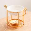 Decorative Handheld Essential Oil Burners Aromatherapies Scent Diffuser Tealight Holder with Handle for Meditations Room