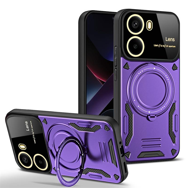 For Xiaomi Poco X7 Pro 5G Case Magnetic Ring Armor Phone Cases for Poko Poxo Pocco Little X 7 Pro X7Pro Stand Holder Back Cover