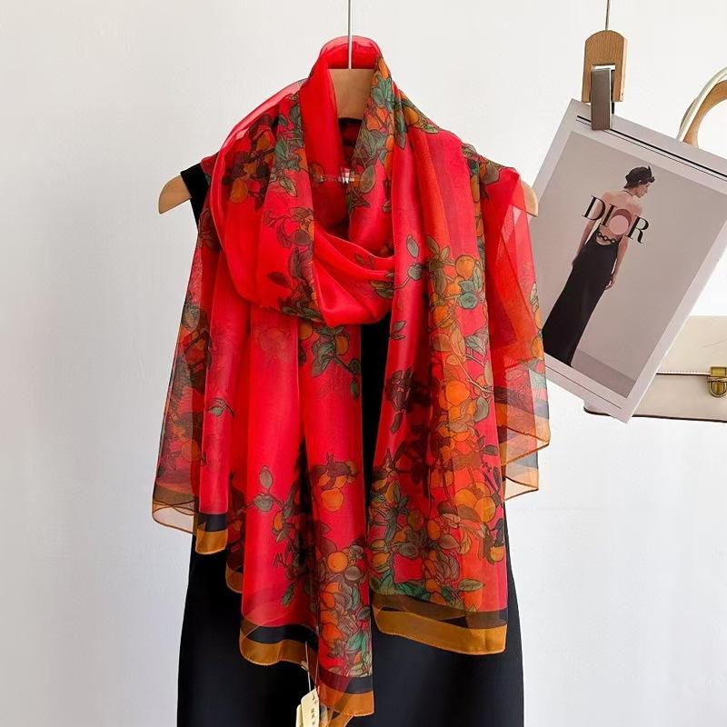 2025 Women's Versatile Summer Beach Shawl: Lightweight Gauze Cape for Travel & Seaside Vacations