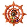 Birds Steering Wheel Engaging Birds Plaything Colorful Rotating Bead Wheel To Keep Birds Active And Happy