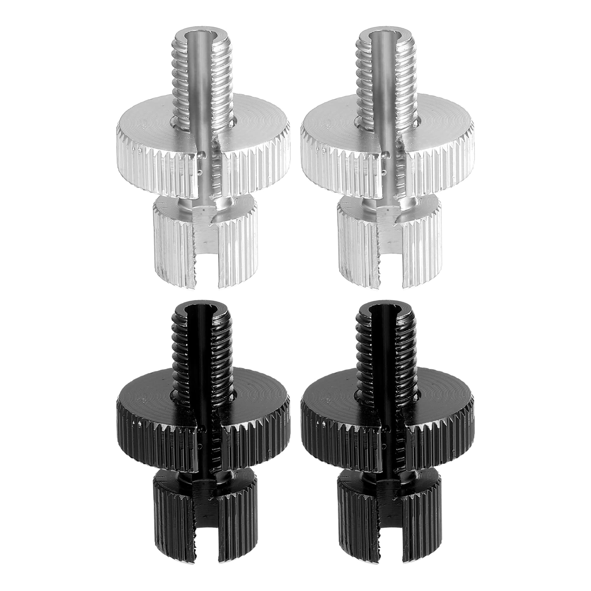 

uxcell M8 Brake Clutch Cable Line Adjuster Screw Adjuster Screw Adjuster Bolt with Slots M8x1.25 серебряный