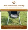 2024 Integrated Outdoor Wood-Burning Stove for Households and Rural Use