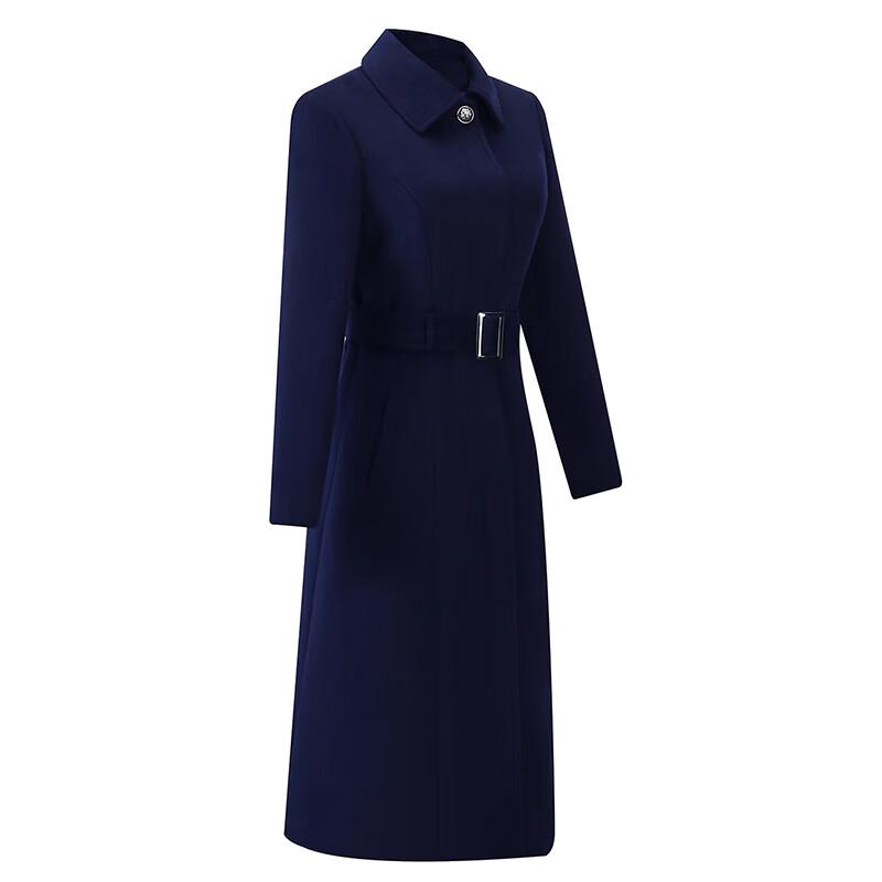 Women's Professional Wool Blend Long Coat