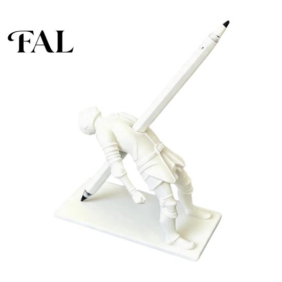 Ninja Pen Holder Unique Holder, 3D Printed Plastic Pencil Organizer, Funny Stand for Desk Creative Office Stationery Storage Stand, Pens Markers