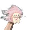Soft Missing Teeth Doll Plush DIY Hairstyle Plush Doll Toothless Doll Key Chain  Birthday Present