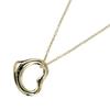 TIFFANY&Co. Open heart Necklace K18 yellow gold 4.25g Women Used