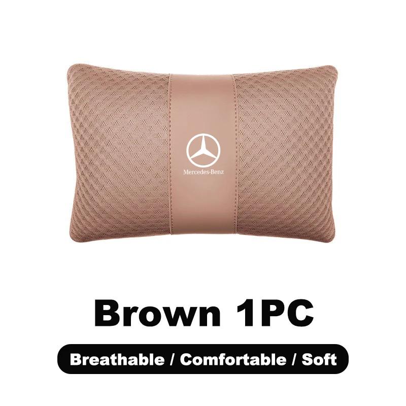 AAVS1 1PC Car Safety Headrest Neck Pillow Auto Seat Lumbar Support Cushion For Mercedes Benz A C E S G Class GLC CLE CLA GLB GLS W177