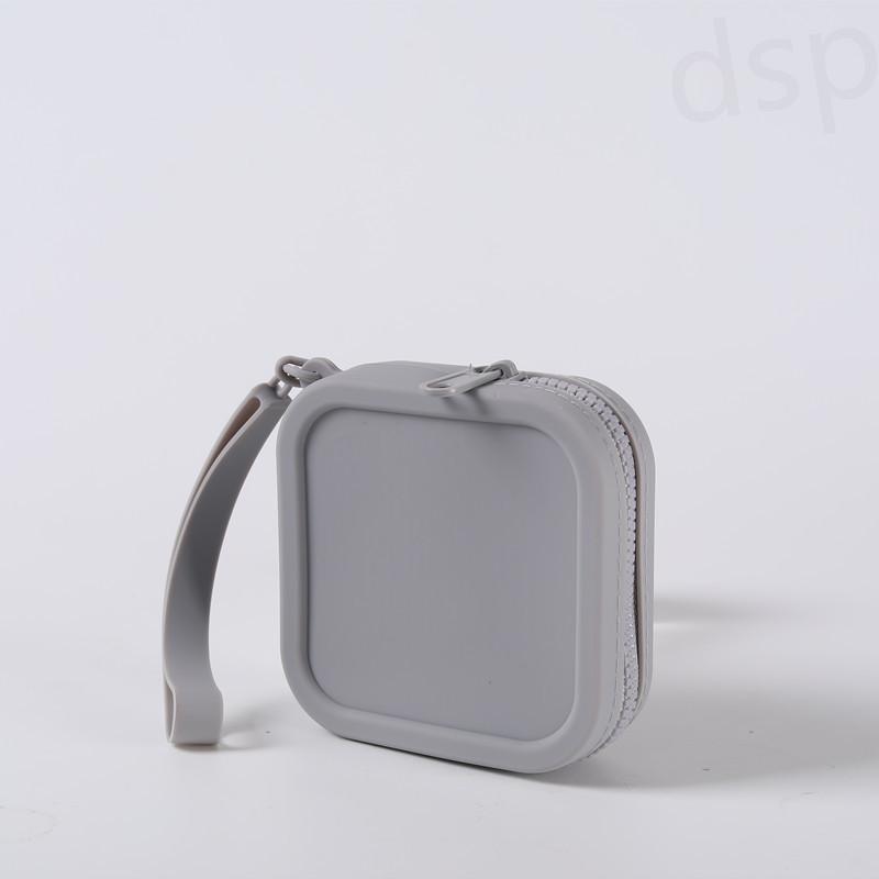 Populární multifunkční silikonové pouzdro na zip na mince, rtěnku, karty, klíče a sluchátka