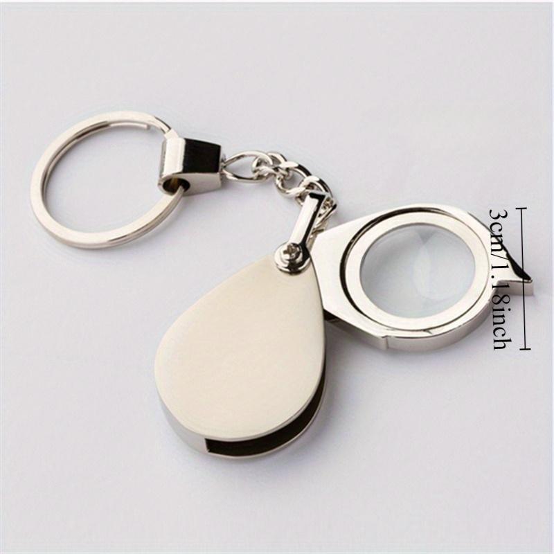 1 portable folding magnifying glass, 10x magnification - sturdy and durable compact lightweight design