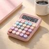 Large LCD Display Mechanical Key Calculator ABS Material Portable Calculator  Home